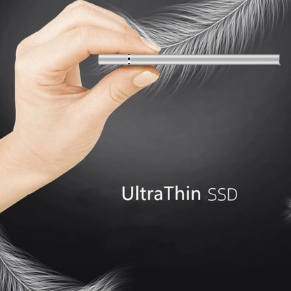 External SSD Drive USB 3.1 Type-C Aluminum Pocket-Sized