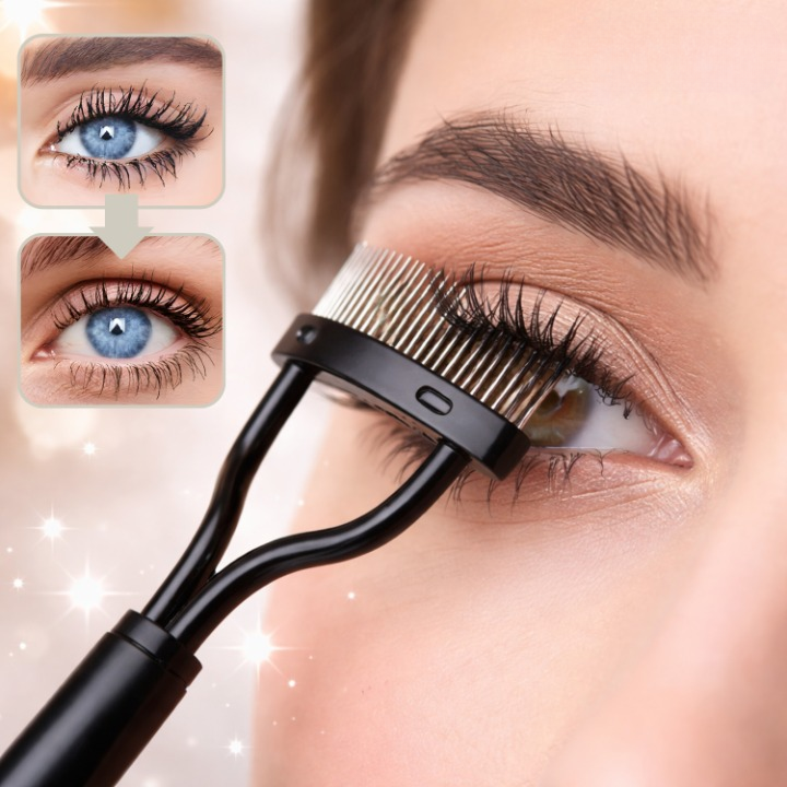 Eyelash Comb Curved Precision Stainless Steel Tip