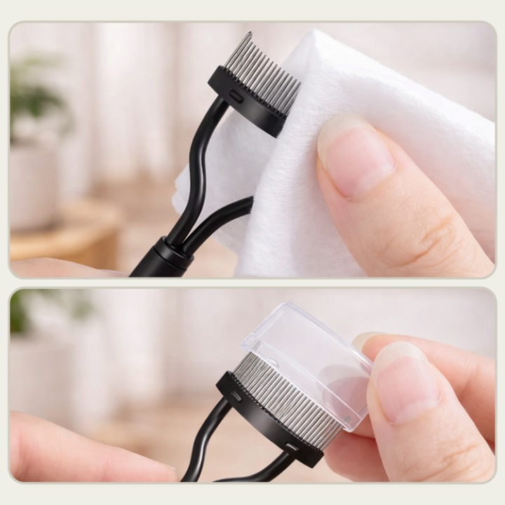 Eyelash Comb Curved Precision Stainless Steel Tip