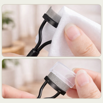 Eyelash Comb Curved Precision Stainless Steel Tip