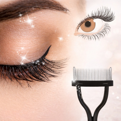 Eyelash Comb Curved Precision Stainless Steel Tip
