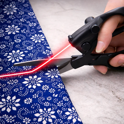 Fabric Scissors Integrated Laser Guide Stainless Steel Blades