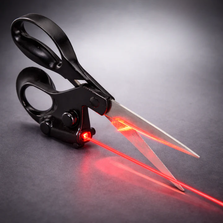 Fabric Scissors Integrated Laser Guide Stainless Steel Blades