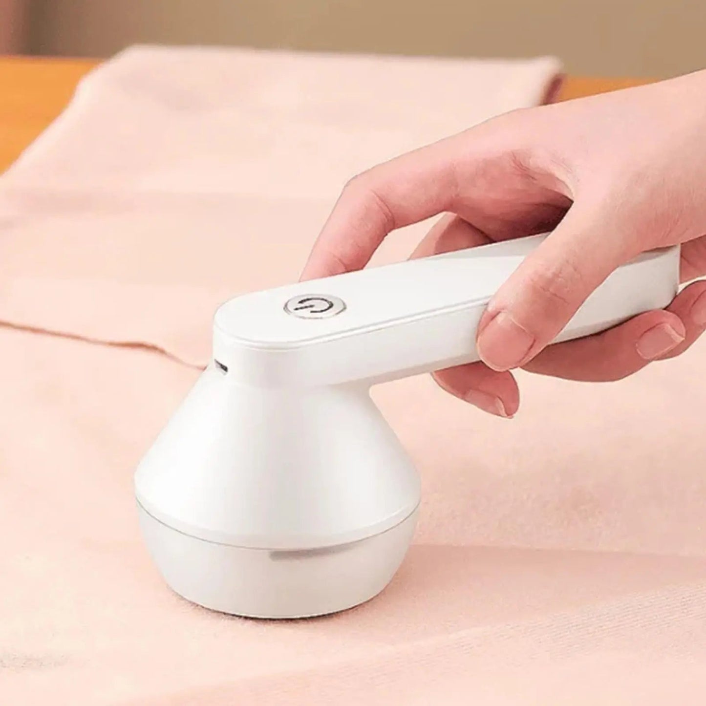 Fabric Shaver Cordless Rechargeable Stainless Steel Blades & Removable Collector