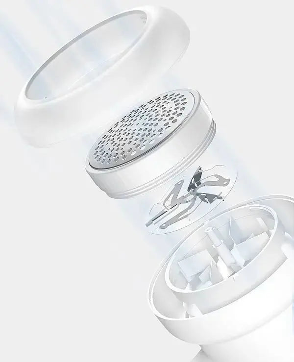 Fabric Shaver Cordless Rechargeable Stainless Steel Blades & Removable Collector