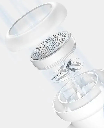 Fabric Shaver Cordless Rechargeable Stainless Steel Blades & Removable Collector