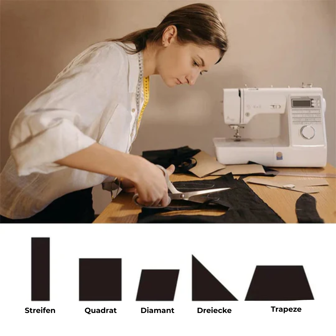 Fabric Strip Cutter Cuts Six Strips Integrated Clamp