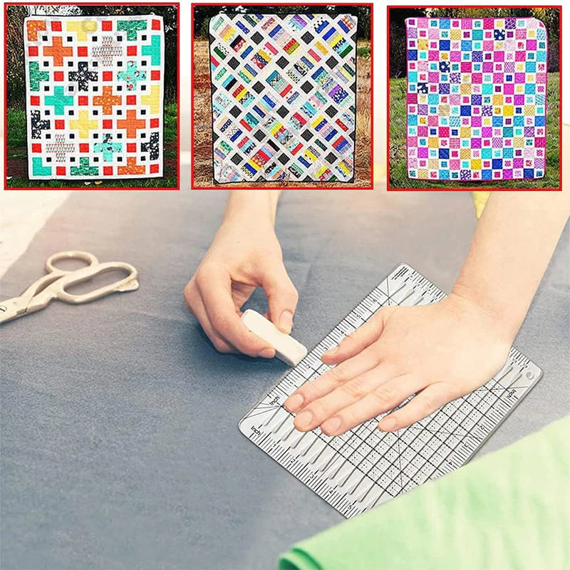 Fabric Strip Cutter Cuts Six Strips Integrated Clamp