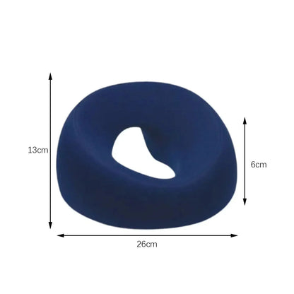 Face Pillow Memory Foam Central Cutout Removable Cover