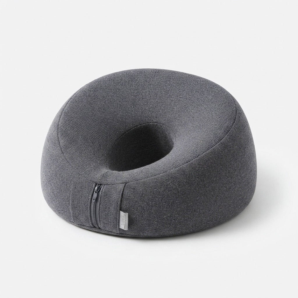 Face Pillow Memory Foam Central Cutout Removable Cover