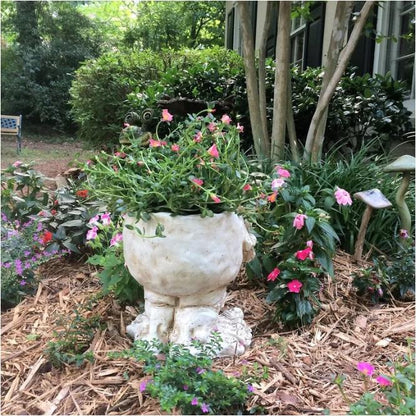 Face Planter Hand-Painted Resin Integrated Drainage UV-Resistant