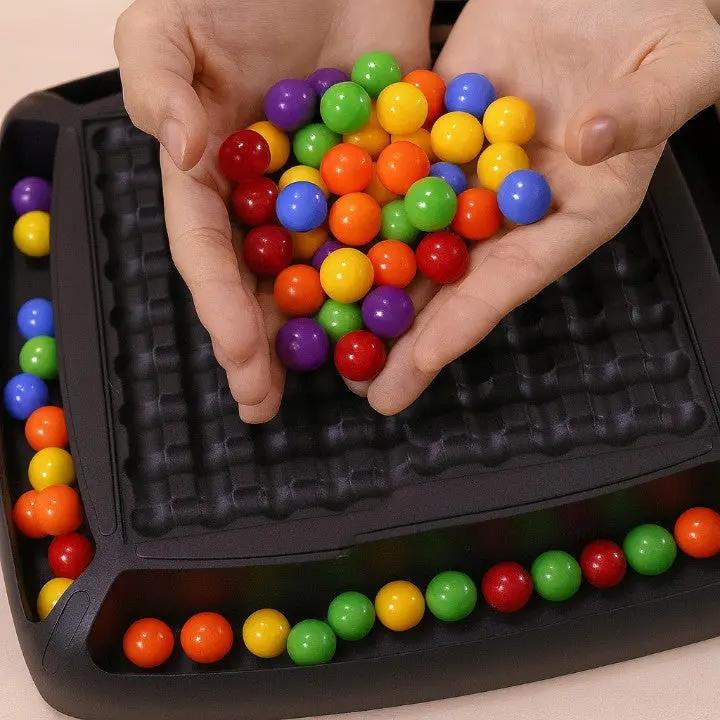 Family Board Game Screen-Free Strategy Set of 80 Marbles
