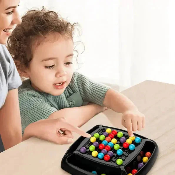 Family Board Game Screen-Free Strategy Set of 80 Marbles