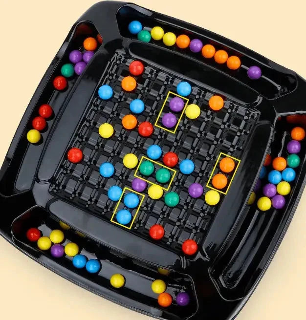 Family Board Game Screen-Free Strategy Set of 80 Marbles