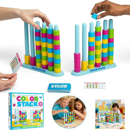 Family Logic Game Fast-Paced Simultaneous Play 50 Challenge Cards