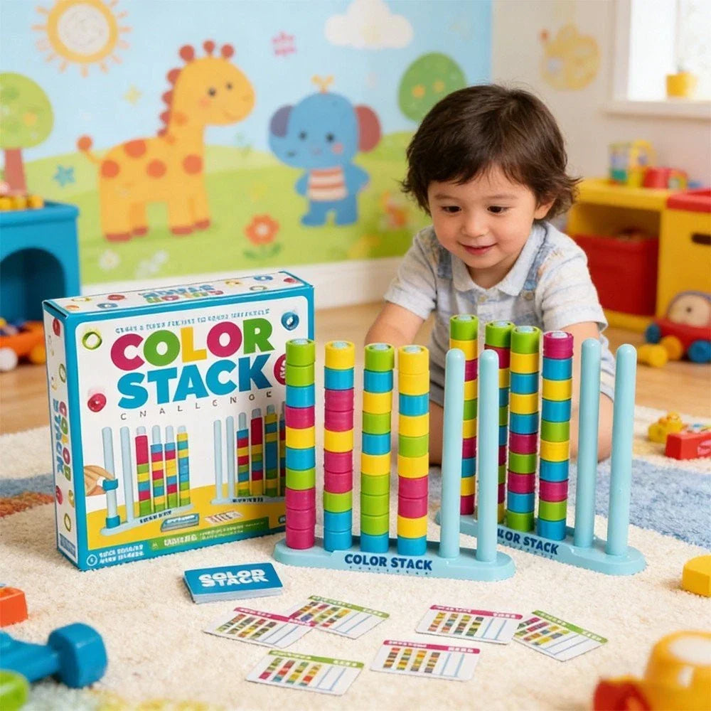 Family Logic Game Fast-Paced Simultaneous Play 50 Challenge Cards