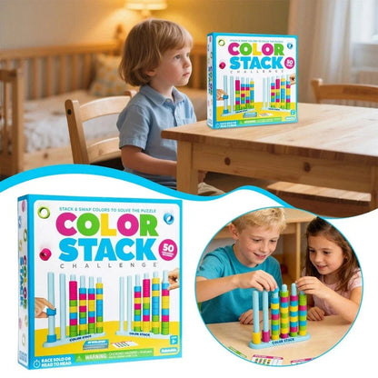 Family Logic Game Fast-Paced Simultaneous Play 50 Challenge Cards