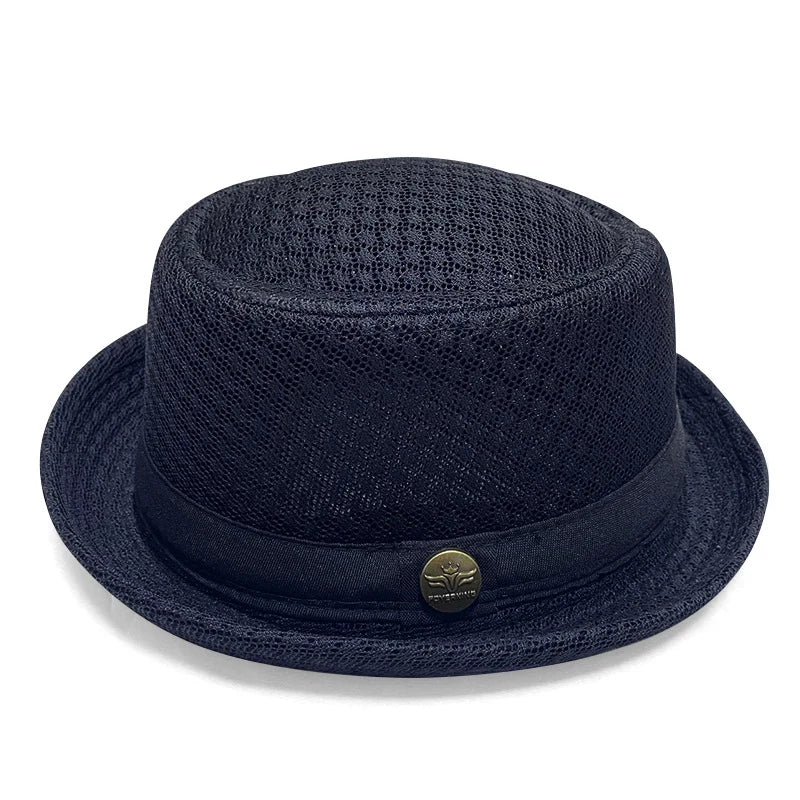 Fedora Hat Breathable Mesh Moisture-Wicking Band