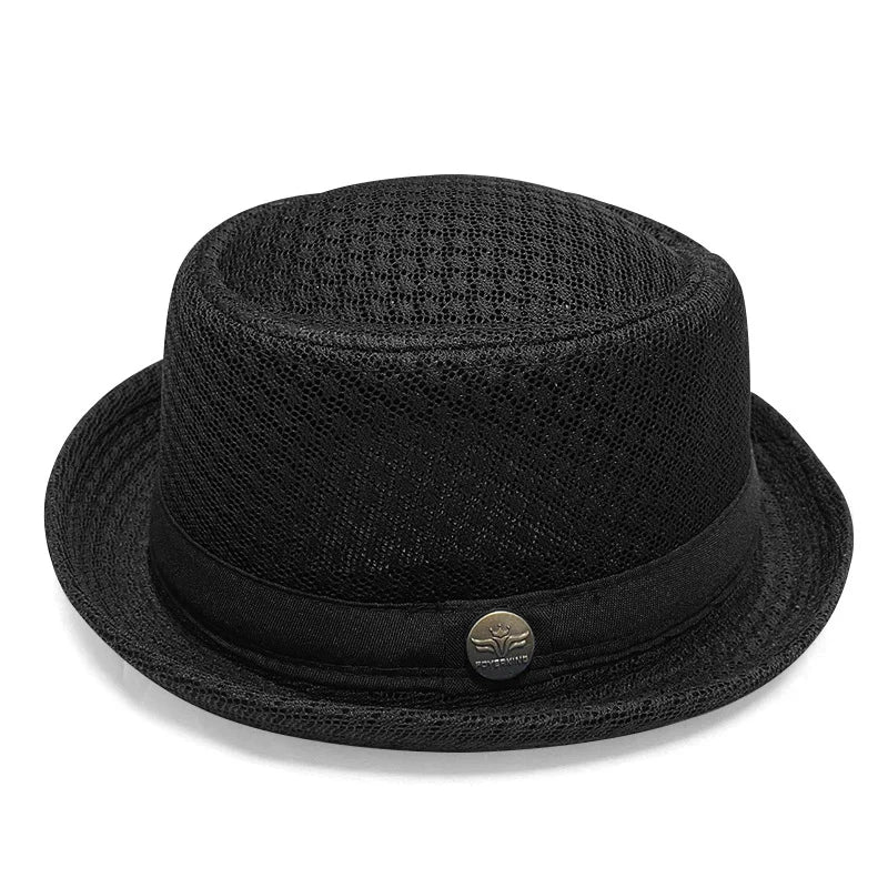 Fedora Hat Breathable Mesh Moisture-Wicking Band