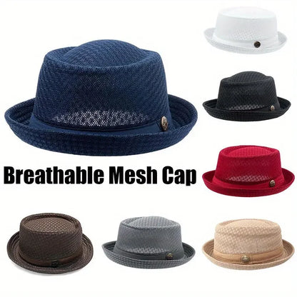 Fedora Hat Breathable Mesh Moisture-Wicking Band