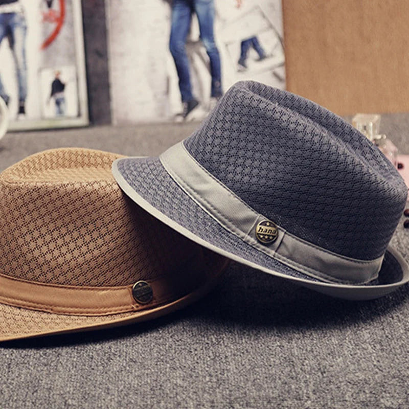 Fedora Hat Breathable Mesh Moisture-Wicking Band