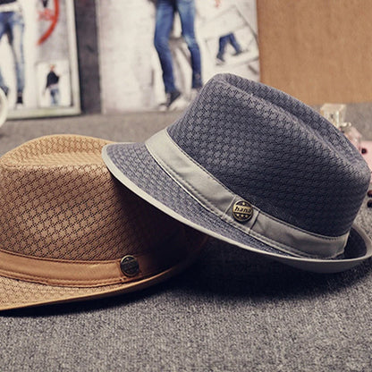 Fedora Hat Breathable Mesh Moisture-Wicking Band