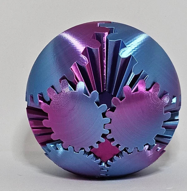 Fidget Sphere 3D Gear Whisper-Quiet Pocket-Sized