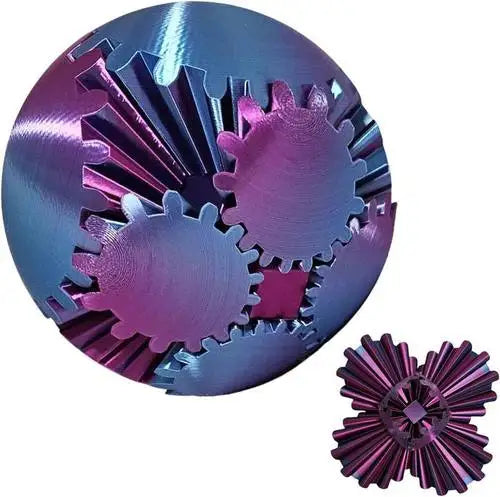 Fidget Sphere 3D Gear Whisper-Quiet Pocket-Sized