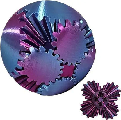 Fidget Sphere 3D Gear Whisper-Quiet Pocket-Sized