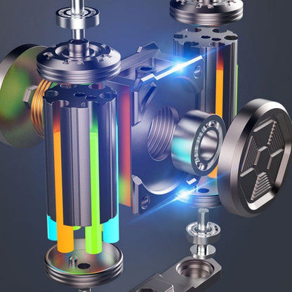 Fidget Spinner Metal Alloy Detachable Five Rust-Free Ball Bearings