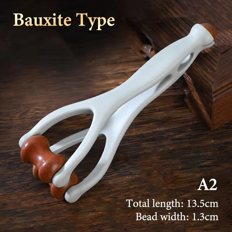 Finger Massager Brass Rollers & Ergonomic Handle