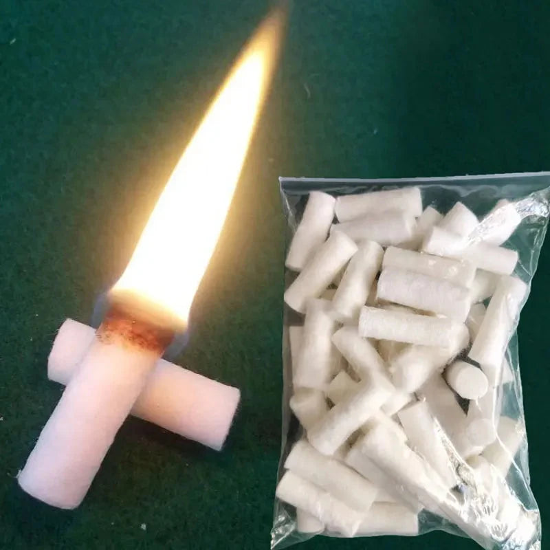 Fire Starter Sticks Wax-Coated & Waterproof Set of 60