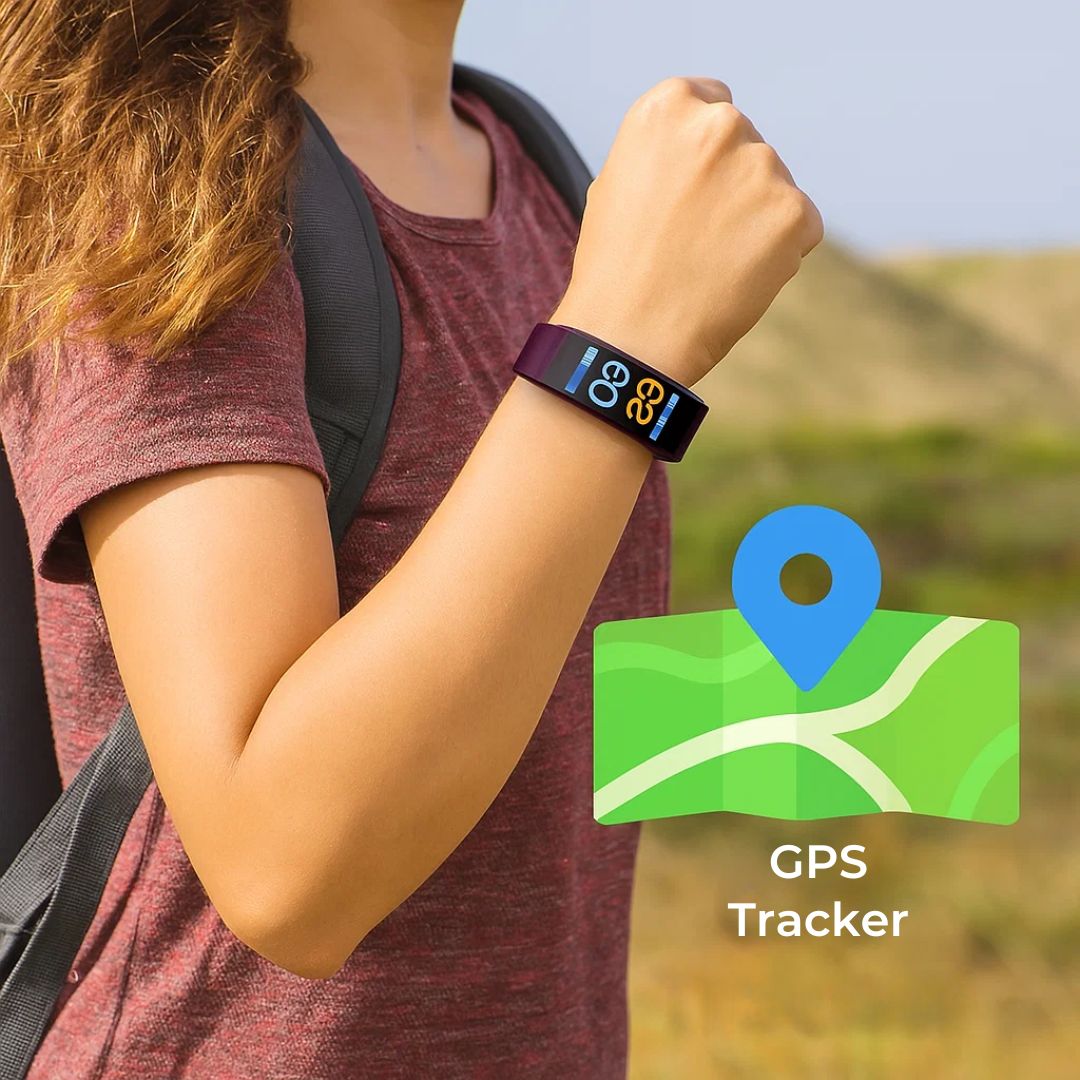 Fitness Band Fall Detection Waterproof 7 Day Battery