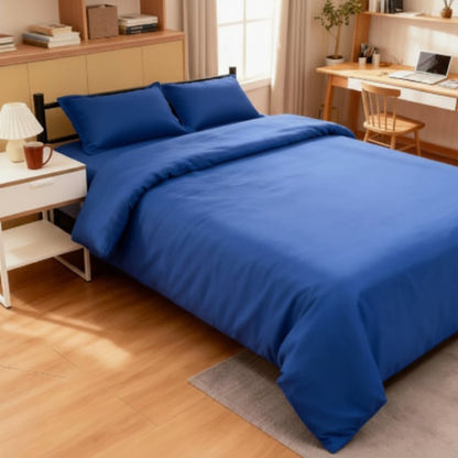 Fitted Bed Sheet 100% Cotton Satin All-Around Elastic