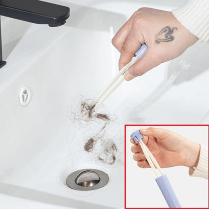 Flat Mop Touch-Free Slide-Pull 360° Swivel Stainless Steel Handle