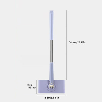 Flat Mop Touch-Free Slide-Pull 360° Swivel Stainless Steel Handle
