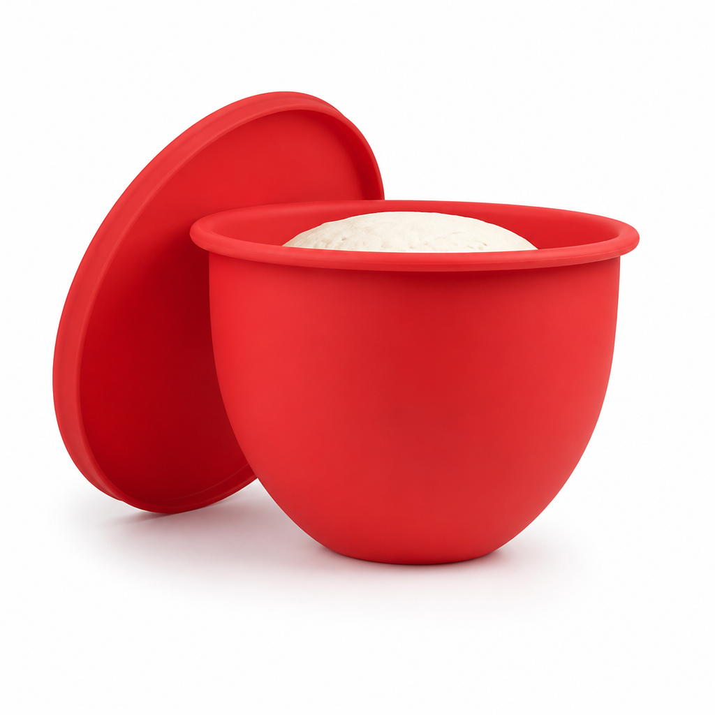 Flexible Food-Grade Silicone Mixing Bowl Insert (With Lid, Fits 9.45 In Bowls)