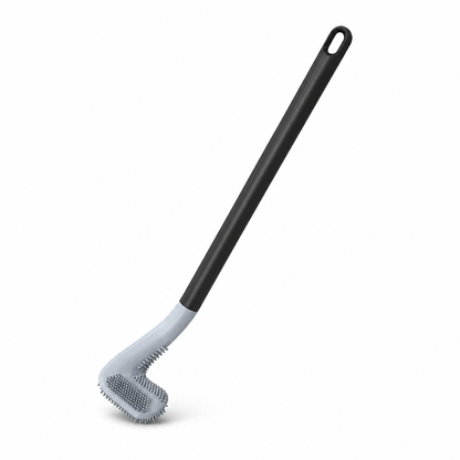 Flexible Silicone Toilet Brush (Self-Adhesive Wall Mount)