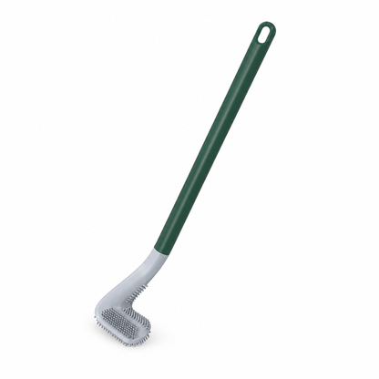 Flexible Silicone Toilet Brush (Self-Adhesive Wall Mount)