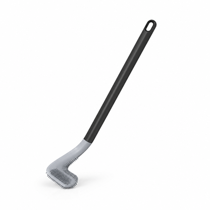 Flexible Silicone Toilet Brush (Self-Adhesive Wall Mount)