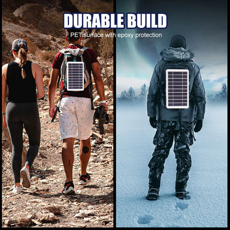 Flexible Solar Panel Bendable Weatherproof 5V USB Output