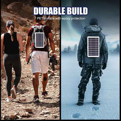 Flexible Solar Panel Bendable Weatherproof 5V USB Output