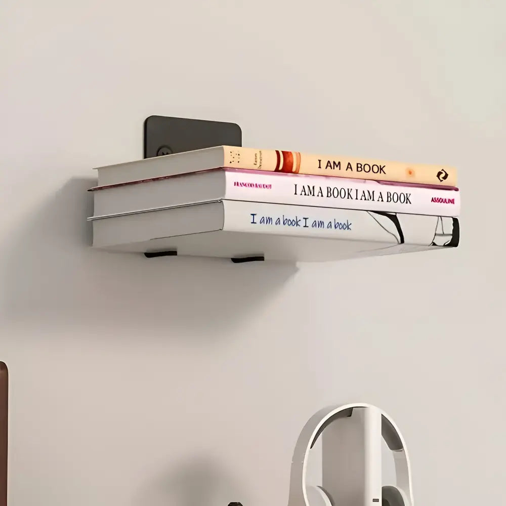 Floating Bookshelf Hidden Bracket & Painted Iron