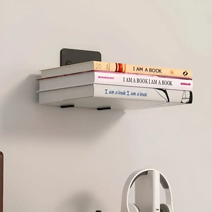 Floating Bookshelf Hidden Bracket & Painted Iron