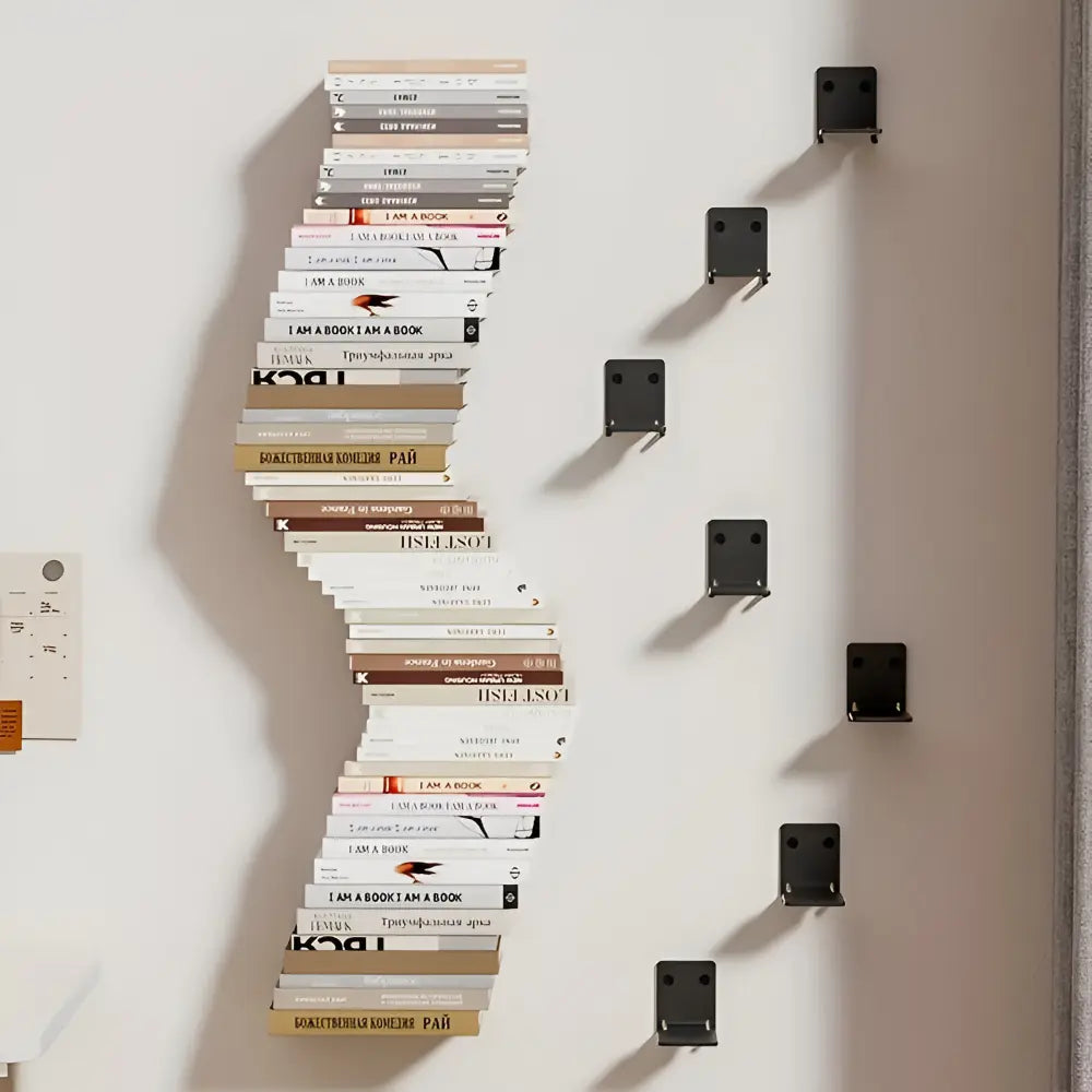 Floating Bookshelf Hidden Bracket & Painted Iron