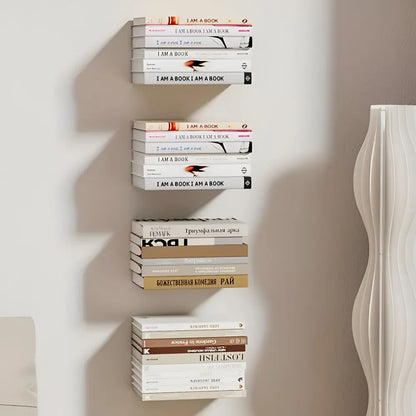 Floating Bookshelf Hidden Bracket & Painted Iron