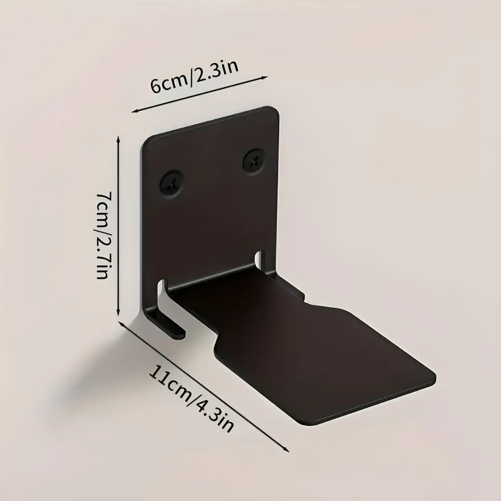 Floating Bookshelf Hidden Bracket & Painted Iron