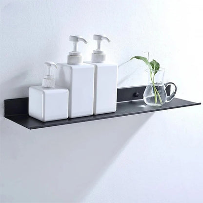 Floating Wall Shelf Concealed Mount Powder-Coated Metal