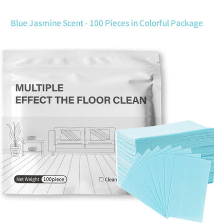 Floor Cleaning Wipes Dissolvable Streak-Free Pack Of 100