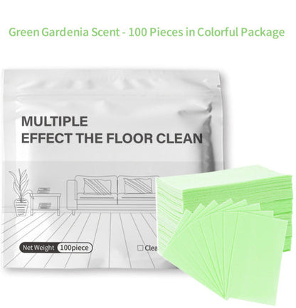Floor Cleaning Wipes Dissolvable Streak-Free Pack Of 100